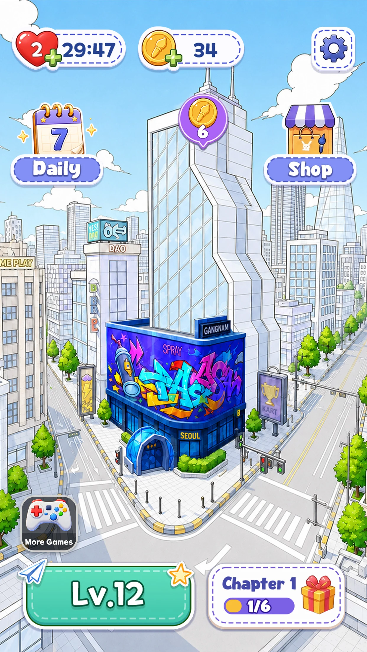 Town Painter: Color My Street screenshot